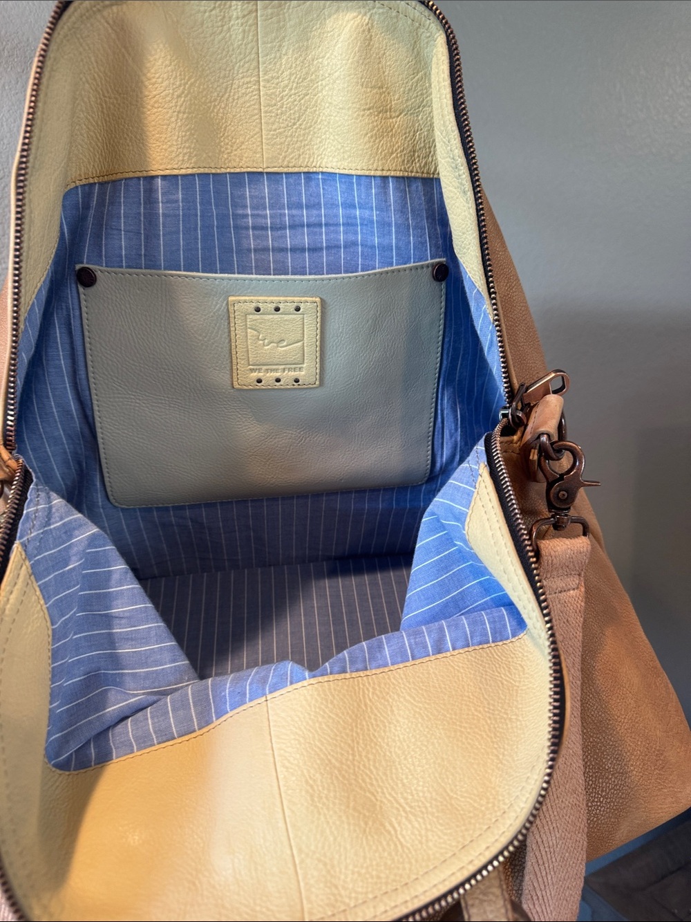 We The Free Tan Leather Shoulder Bag - Picture 2 of 6